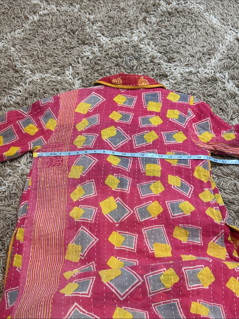 NWOT Boho Kantha Patchwork Jacket size Medium - Picture 9 of 13
